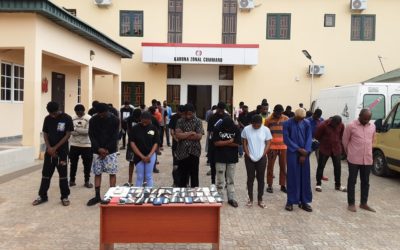 INTERNET Fraud; Kaduna Police Detain 46 People, Including Two Ex-Convicts