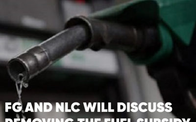 FG and NLC will discuss removing the fuel subsidy on wednesday