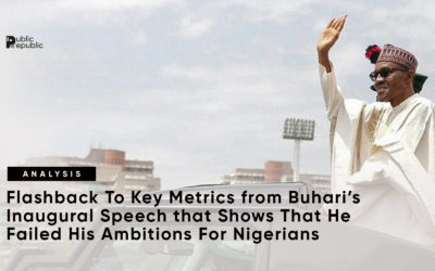 ANALYSIS: Flashback To Key Metrics from Buhari’s Inaugural Speech that Shows He Failed His Ambitions For Nigerians