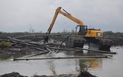 Nigerian Navy Dismantles Suspected Oil Syndicate’s Equipment in Rivers State