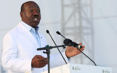 Ousted Gabon president asks friends to protest the military coup