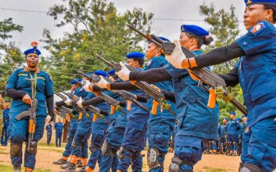 Ten suspects are paraded by the NSCDC for oil theft and river vandalism