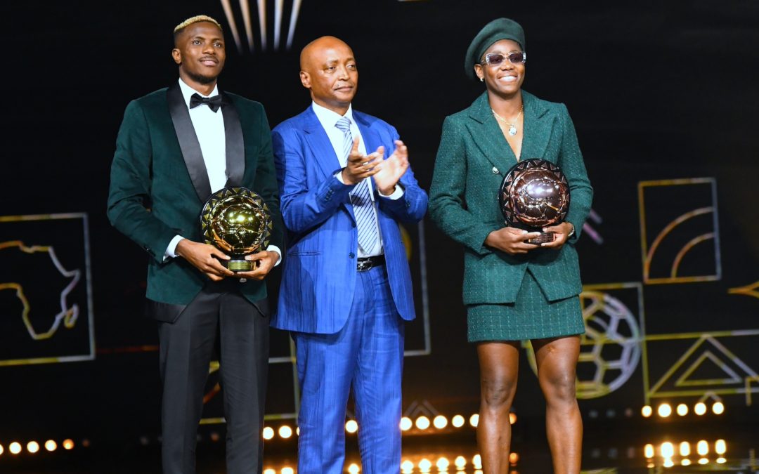 Tinubu Praises Osimhen, Oshoala, and Others for African Players Awards